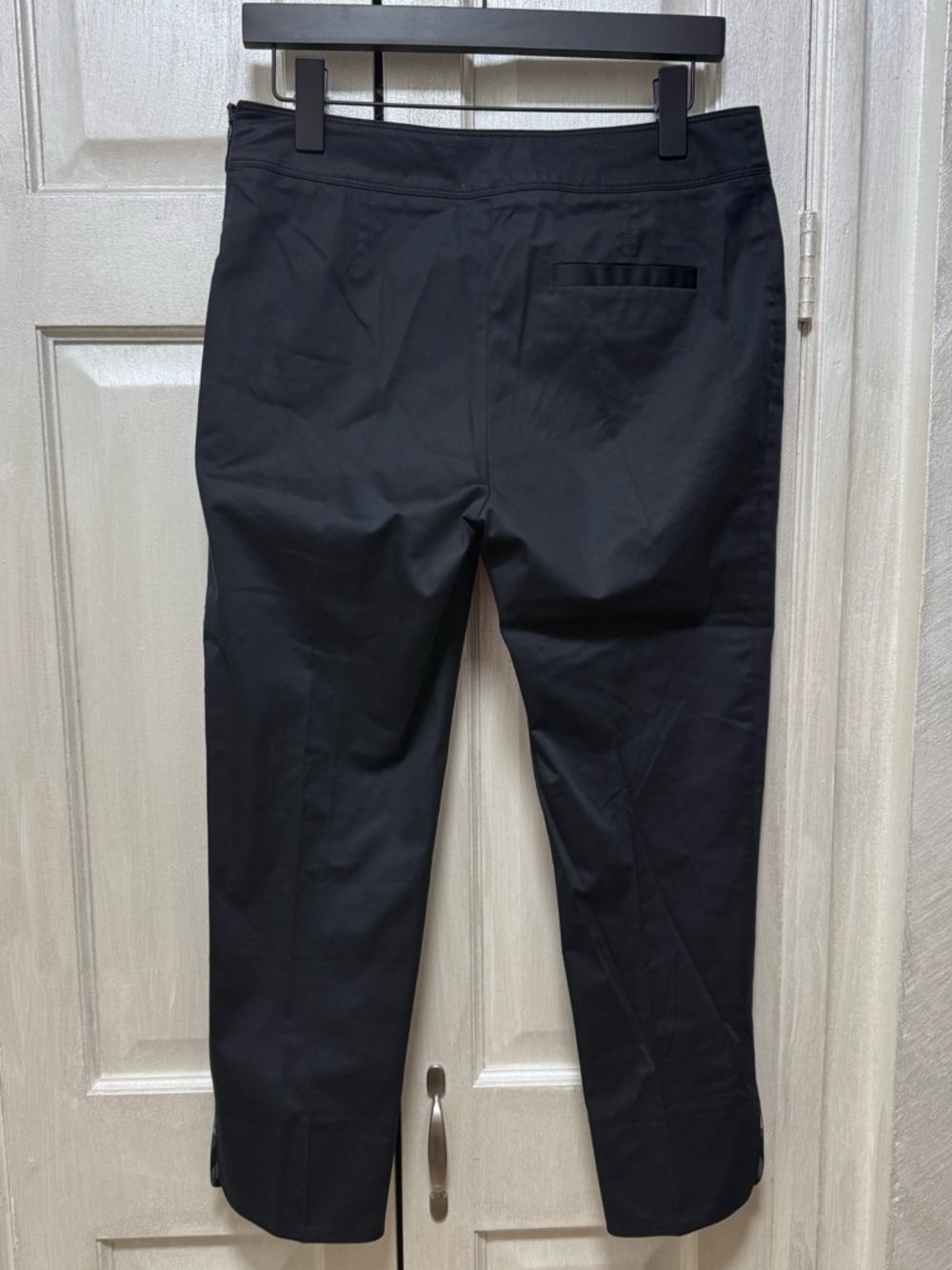 Burberry London Nova Check Cuff Capri Cropped Pants Navy US 8 - Picture 4 of 15